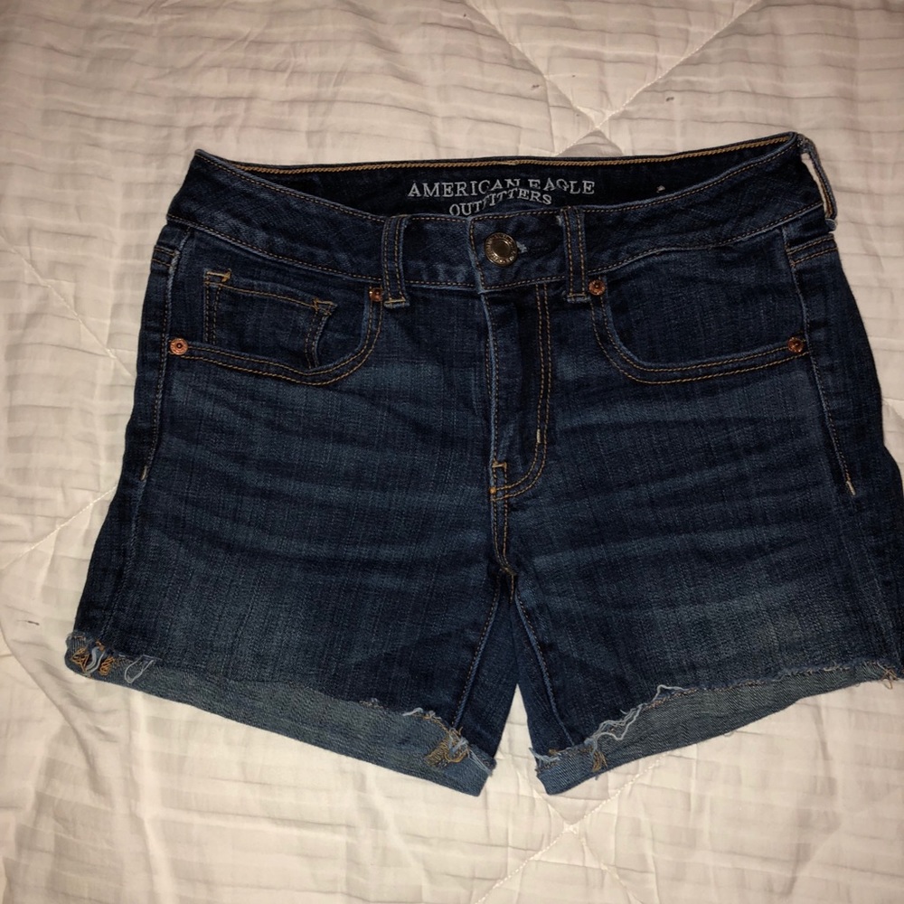 AEO Dark Wash Shorts